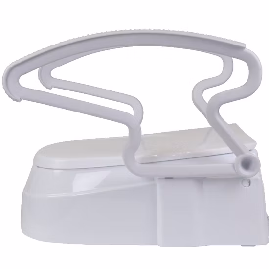 Steel Commode Chair Detachable Toilet Safety Frame with Height Adjustable for Elderly Disabled Bedside Commode