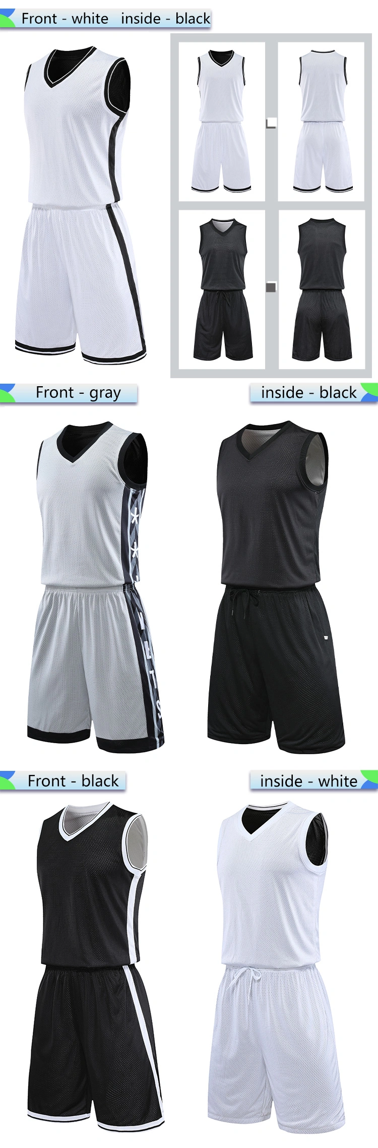 Wholesales Discount Beautiful New Arrivals Drawstring Pba Jersey Basketball Bodysuit Custom Kids Basketball Jersey Set