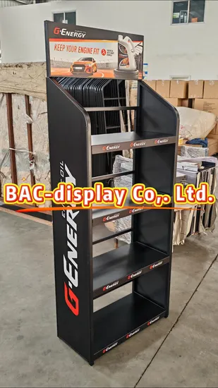 Flat Advertising Head Perforated Metal Pegboard Tools Exhibition Display Stand