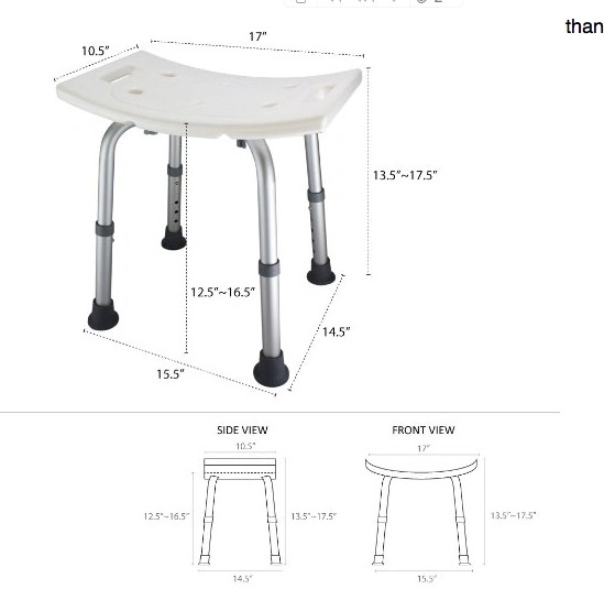 Folding Adjustable Disabled Bathroom Automatic Elderly Product Physical Equipment Aluminum Foldable Non-Slip Elderly Shower Chair
