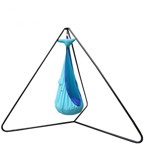 Kids Play Tent Hammock Chair Swing with Steel Stand Combo