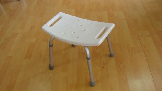 Складной регулируемый автоматический стул для ванной комнаты для инвалидов для пожилых людей. Физическое оборудование. Складной нескользящий алюминиевый стул для душа для пожилых людей.